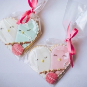 Plastic packaging around cookies