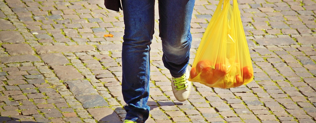 PE-LD plastic shopping bag