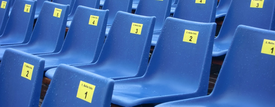 PP plastic stadium seating