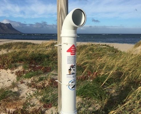Fishing line bin